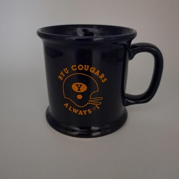 BYU Cougars Always #1 Ceramic Mug Blue Coffee Tea Cup - Picture 7 of 13